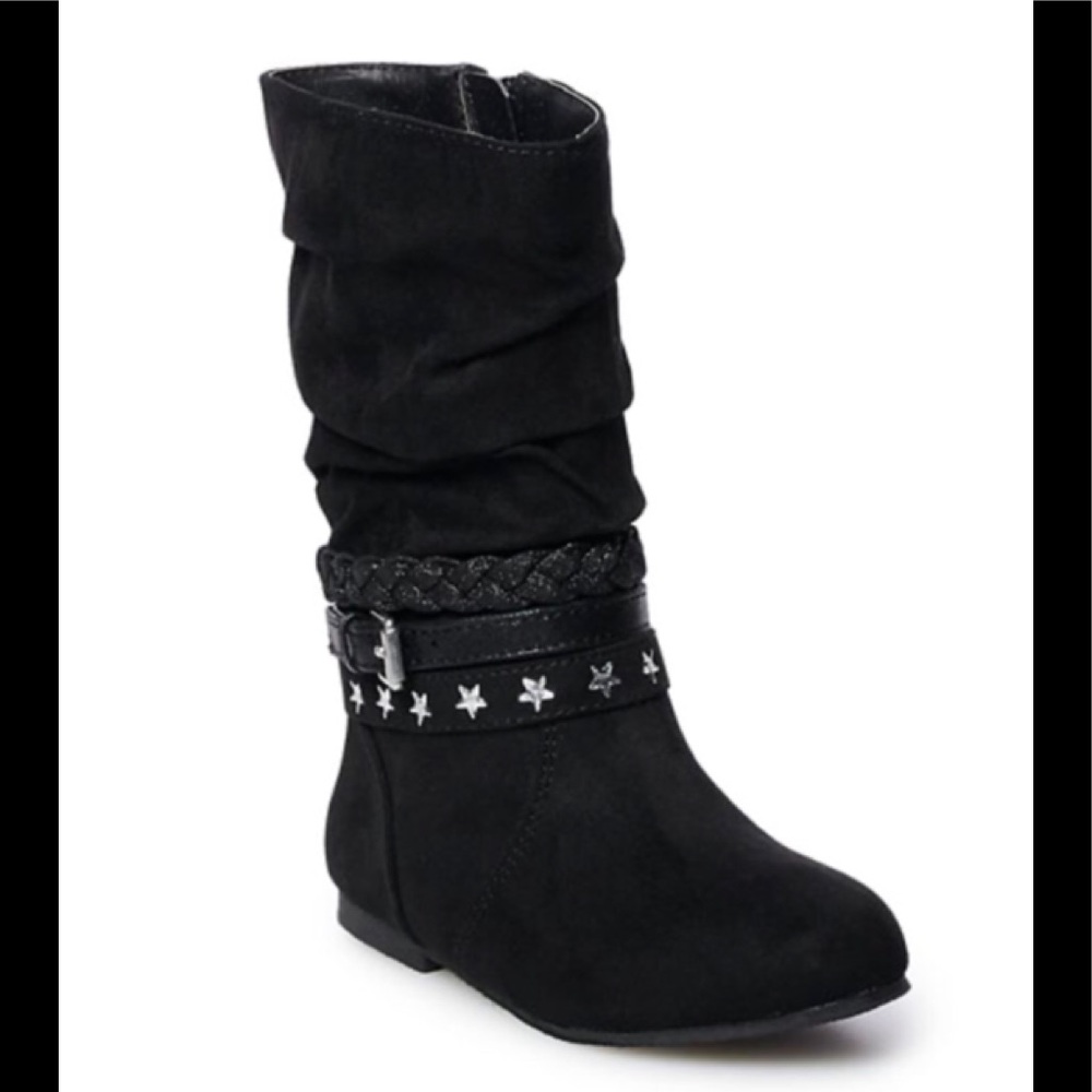 Toddler Girls Jumping Bean Tall Boots Zips on side